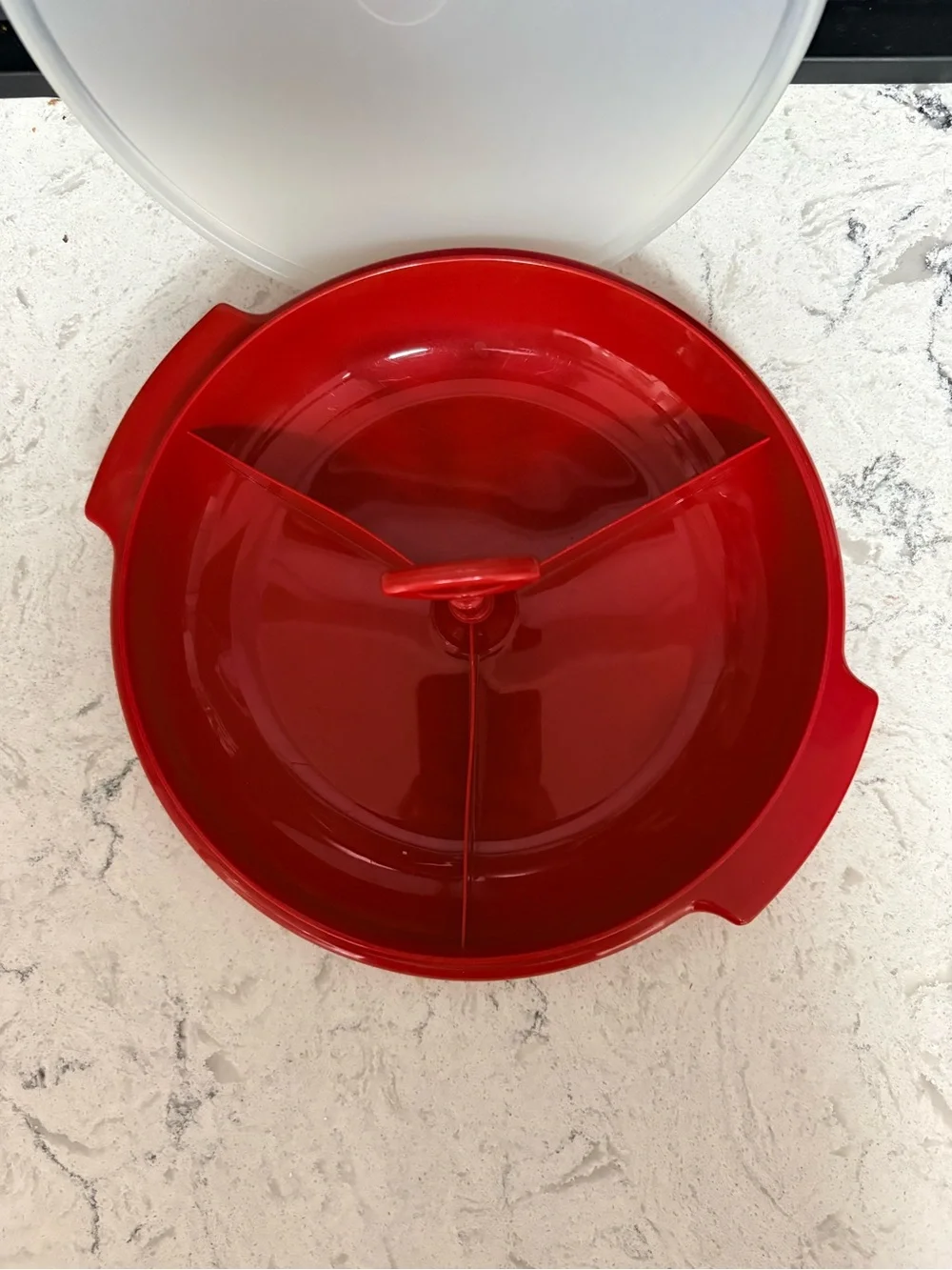 Vintage Tupperware Suzette Divided Relish/Serving Tray (Model #608)